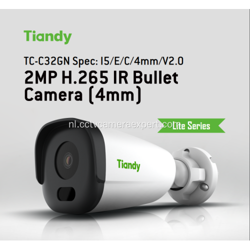 Tiandy Lite-serie TC-C32GN IP-camera met POE